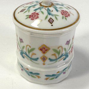 Prestige Place Venetian Collection Votive Candle Holder Floral with Lid